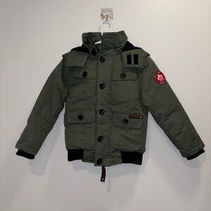 Kids Green Winter Jacket